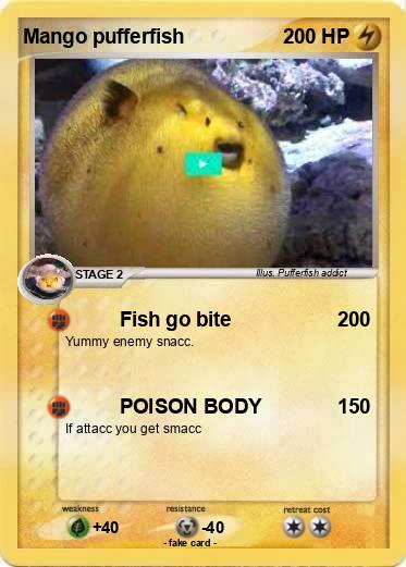 Pokemon Mango pufferfish