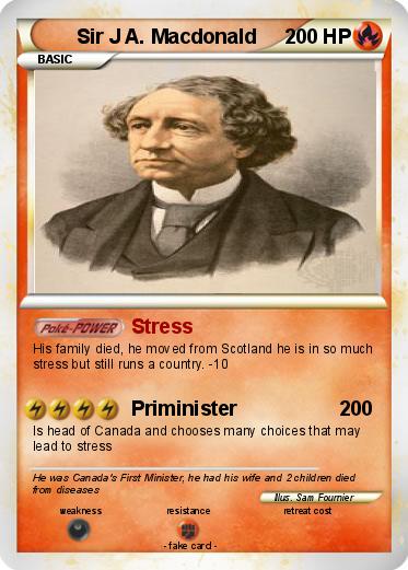Pokemon Sir J A. Macdonald