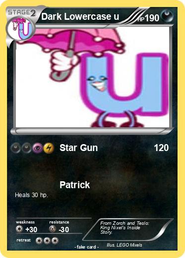 Pokemon Dark Lowercase u