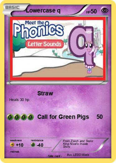 Pokemon Lowercase q