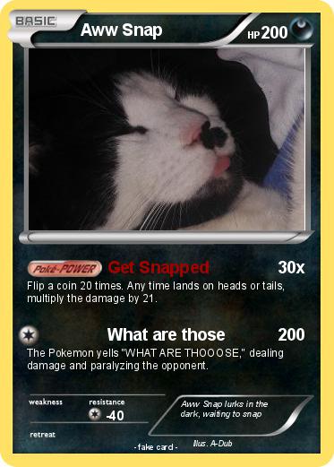 Pokemon Aww Snap