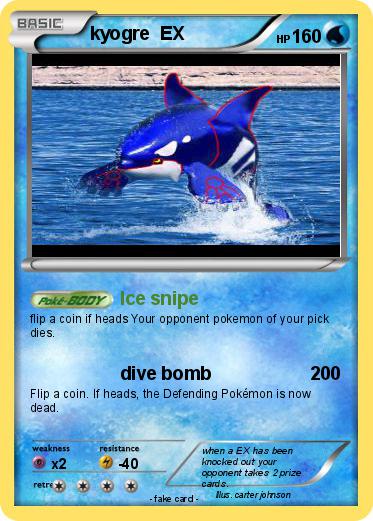 Pokemon kyogre  EX