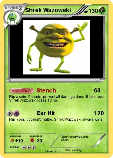 Pokemon Shrek Wazowski
