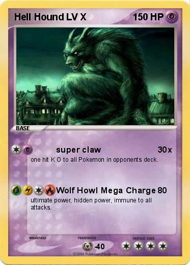 Pokemon Hell Hound LV X 