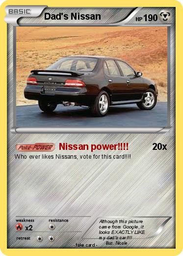 Pokemon Dad's Nissan