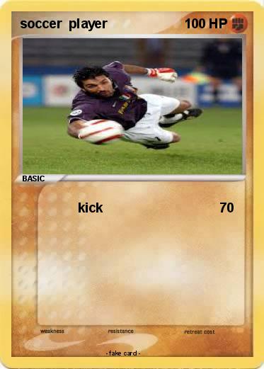 Pokemon soccer  player