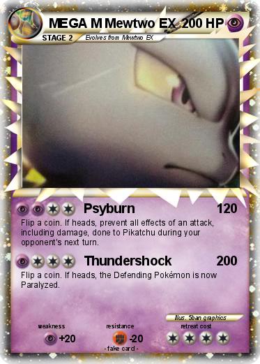 Pokemon MEGA M Mewtwo EX