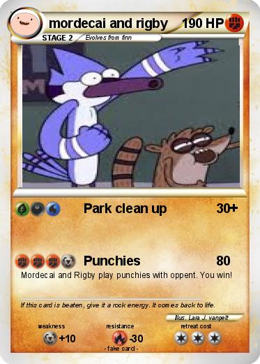 Pokemon mordecai and rigby