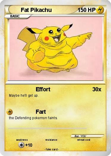 Pokemon Fat Pikachu