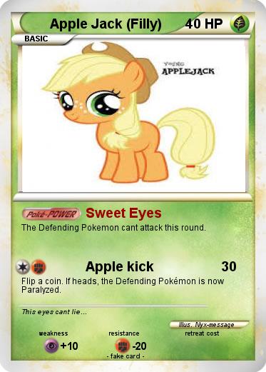 Pokemon Apple Jack (Filly)