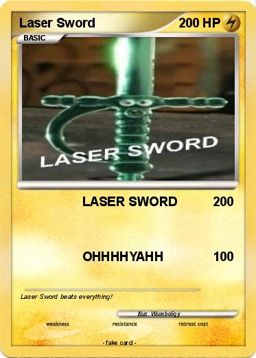 Pokemon Laser Sword