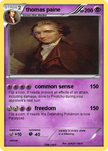 Pokemon thomas paine
