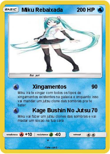 Pokemon Miku Rebaixada