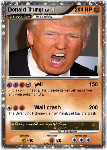 Pokemon Donald Trump