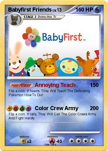 Pokemon Babyfirst Friends
