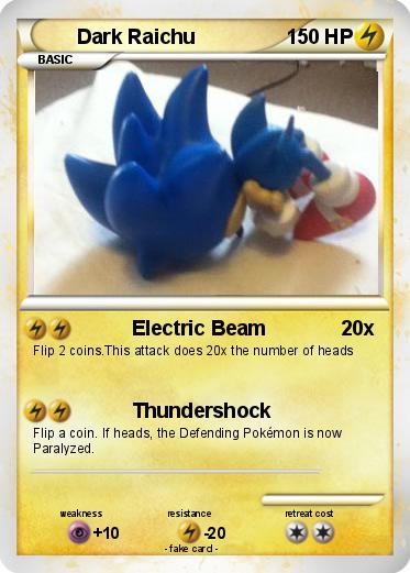 Pokemon Dark Raichu