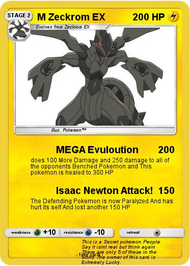 Pokemon M Zeckrom EX