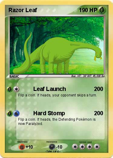 Pokemon Razor Leaf
