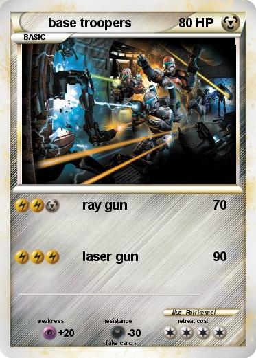 Pokemon base troopers