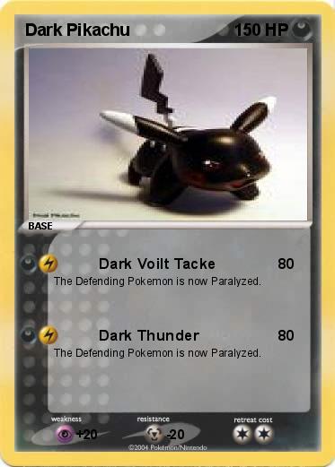 Pokemon Dark Pikachu