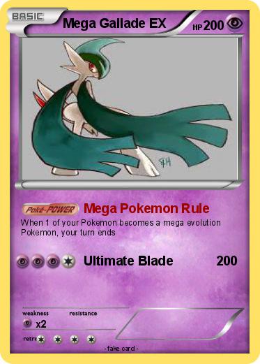 Pokemon Mega Gallade EX