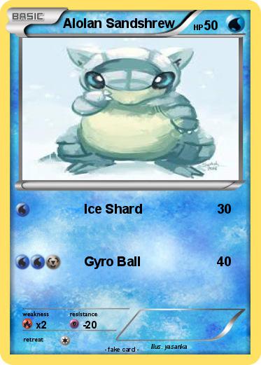 Pokemon Alolan Sandshrew