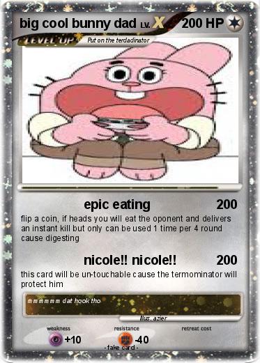 Pokemon big cool bunny dad