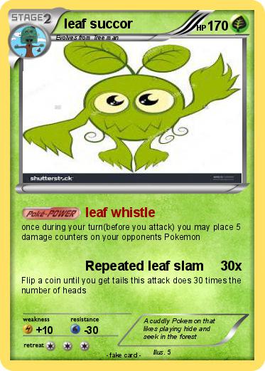 Pokemon leaf succor