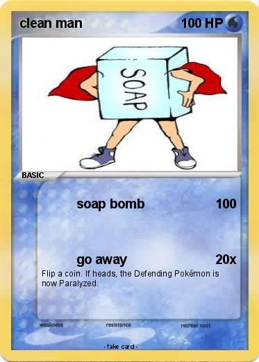 Pokemon clean man