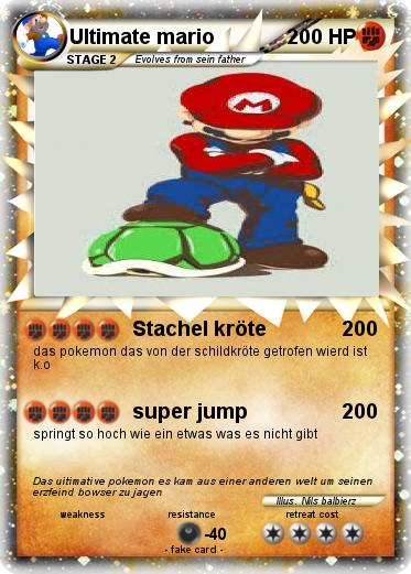 Pokemon Ultimate mario