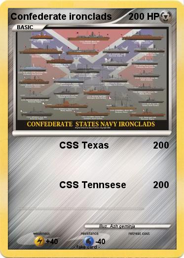 Pokemon Confederate ironclads