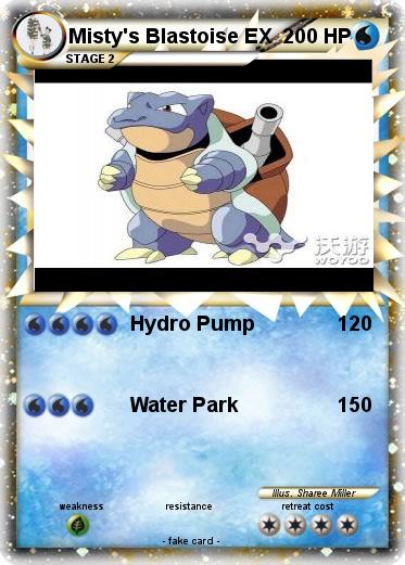 Pokemon Misty's Blastoise EX