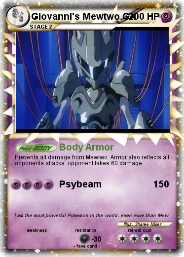 Pokemon Giovanni's Mewtwo GX