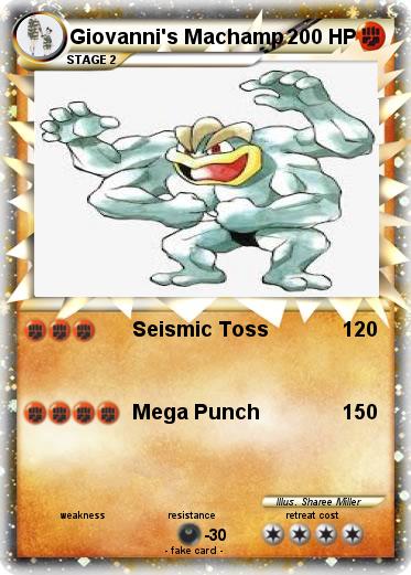 Pokemon Giovanni's Machamp