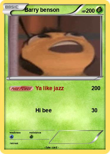 Pokemon Barry benson