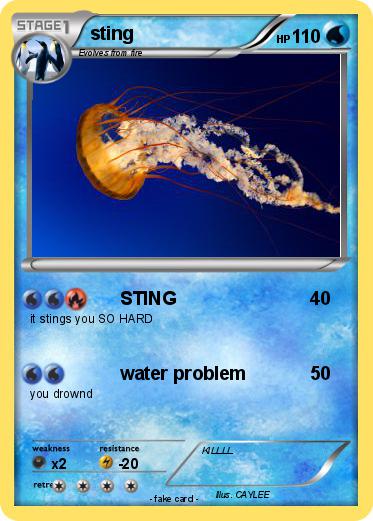 Pokemon sting