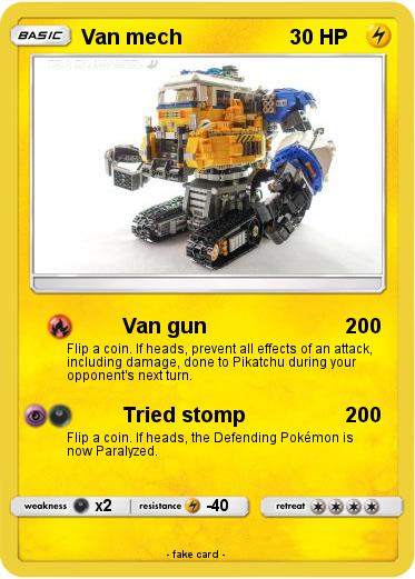 Pokemon Van mech