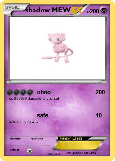 Pokemon shadow MEW