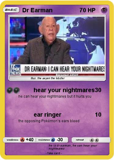 Pokemon Dr Earman