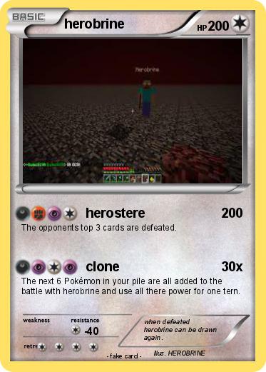 Pokemon herobrine