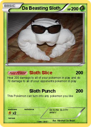 Pokemon Da Beasting Sloth