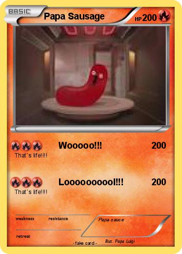 Pokemon Papa Sausage