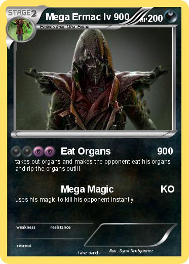 Pokemon Mega Ermac lv 900