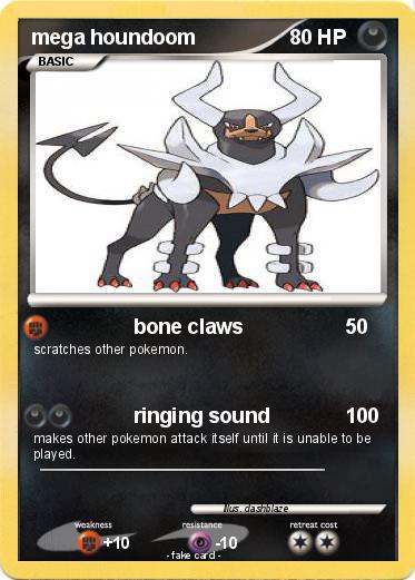 Pokemon mega houndoom