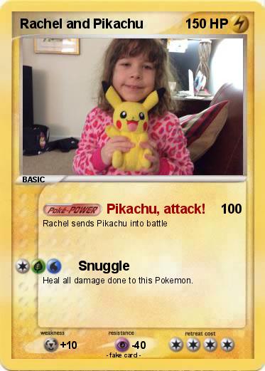 Pokemon Rachel and Pikachu