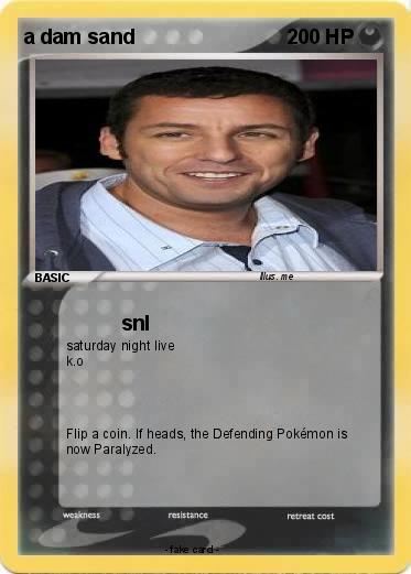 Pokemon a dam sand