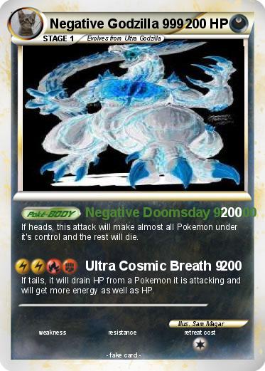 Pokemon Negative Godzilla 999