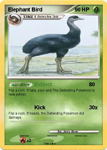 Pokemon Elephant Bird