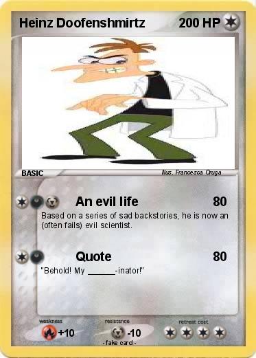 Pokemon Heinz Doofenshmirtz