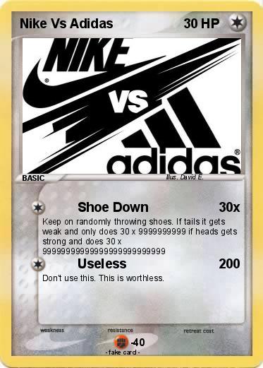Pokemon Nike Vs Adidas